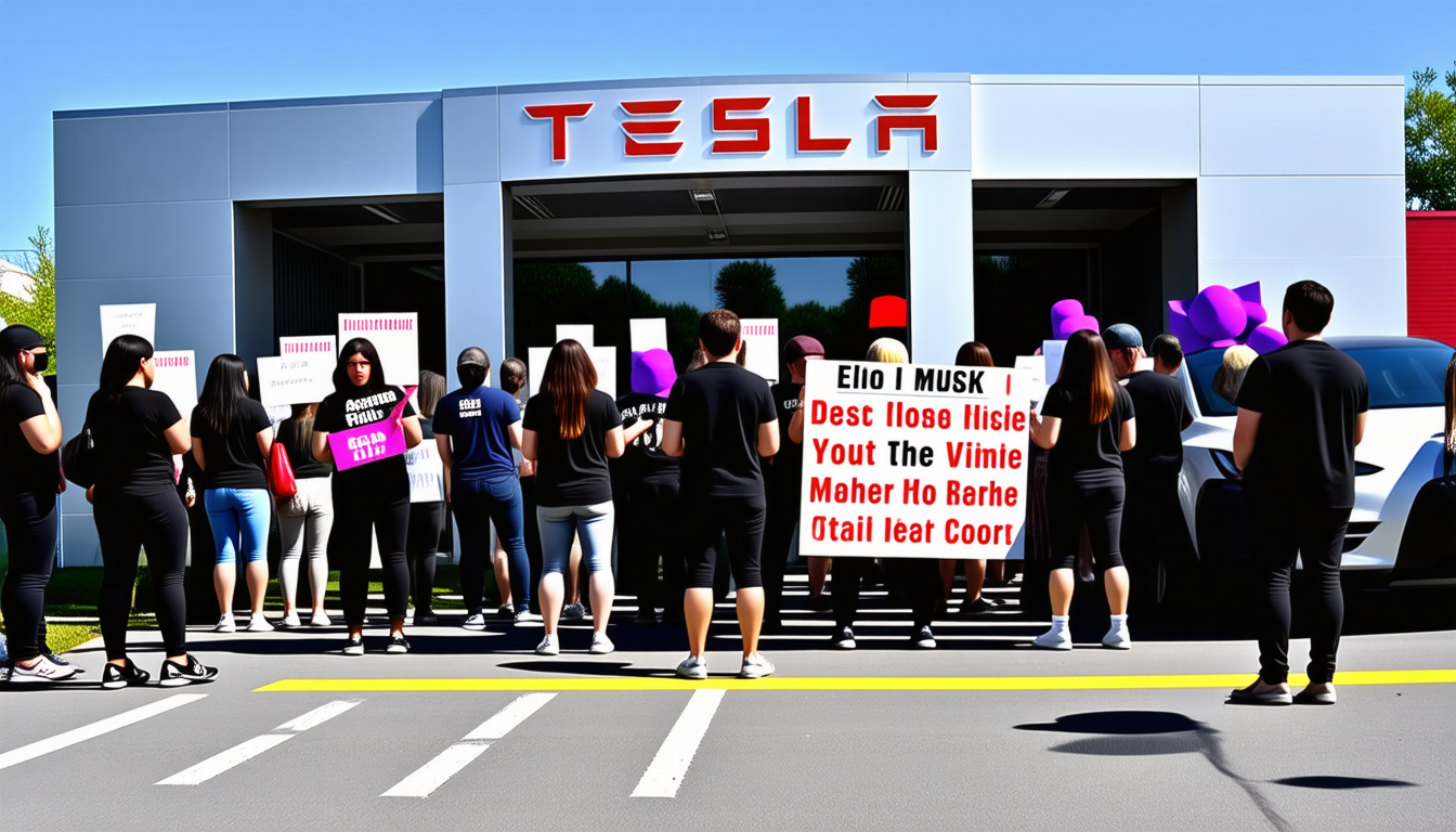 découvrez les récentes manifestations aux états-unis opposées à elon musk, avec des rassemblements significatifs devant les concessionnaires tesla. analyse des motivations et des réactions autour de ce mouvement populaire.