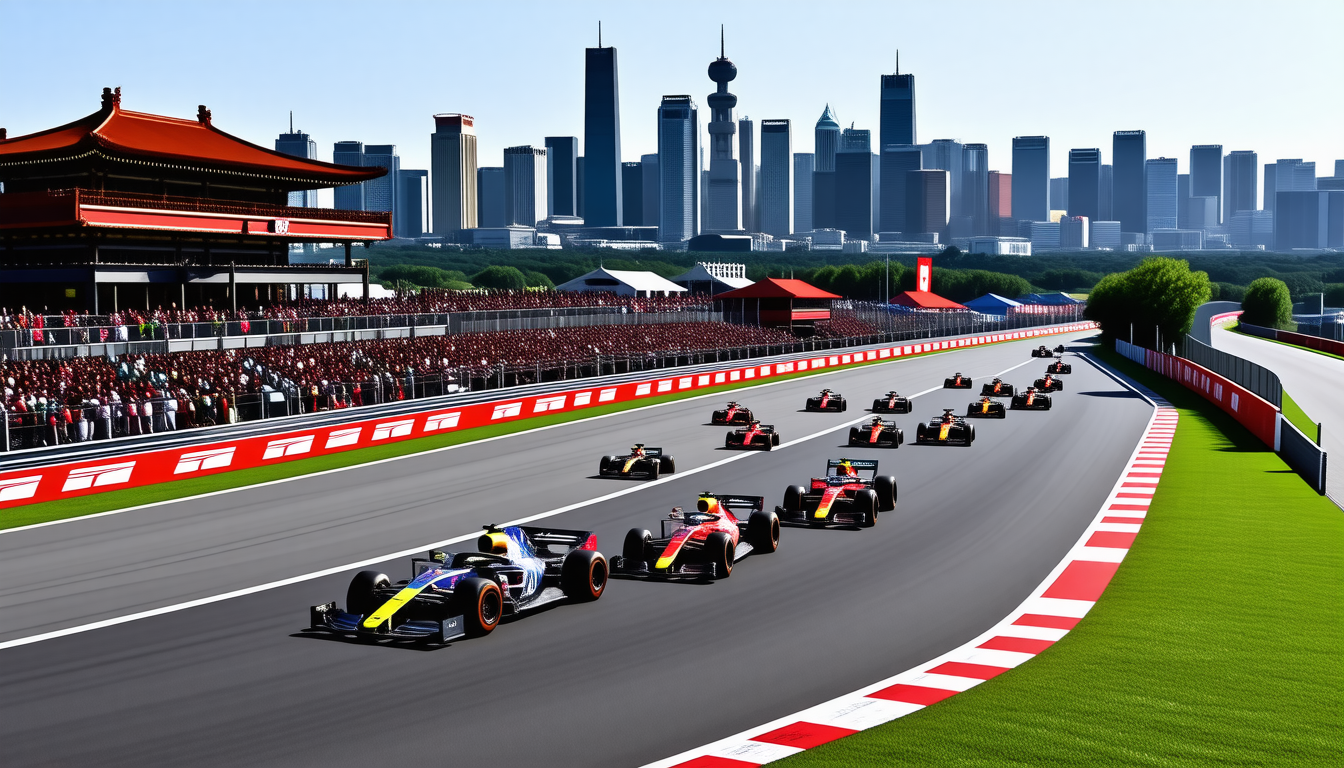 ne manquez pas le grand prix de chine de f1 ! regardez la course en direct dès 8h et découvrez toutes les nouveautés sportives sur orange. vivez l'excitation de la compétition automobile en temps réel.