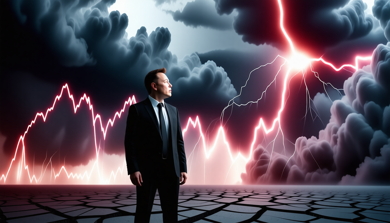 découvrez l'analyse des récents mouvements boursiers de tesla et comment la chute des actions impacte la fortune et la stratégie d'elon musk. une tempête financière qui soulève des questions sur l'avenir de l'entreprise.