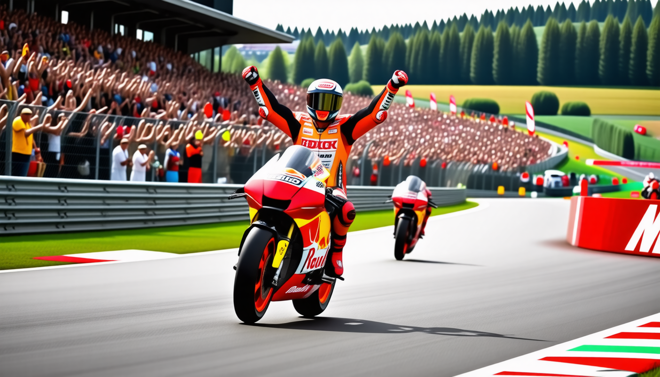 revivez la victoire tant attendue de marc marquez lors du grand prix motogp d'autriche ! après une course palpitante, le pilote espagnol s'impose enfin au red bull ring. découvrez tous les détails et temps forts de cet événement exceptionnel.
