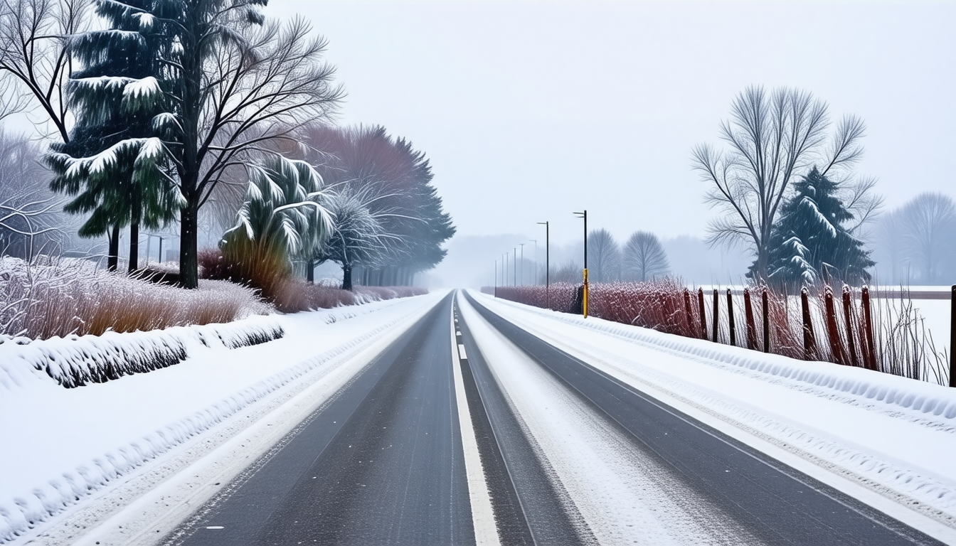 restez prudents en sarthe face aux conditions hivernales : neige et verglas rendent les routes glissantes. suivez les conseils de vigilance pour circuler en toute sécurité.