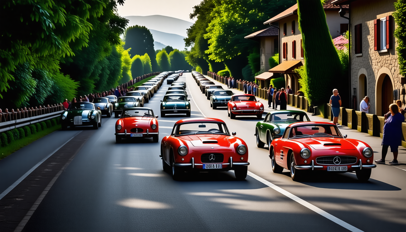 vivez l'exceptionnel défilé de 250 voitures de collection et de prestige dans le gard rhodanien à l'occasion du tour auto. un événement incontournable pour les passionnés d'automobiles et les amateurs de belles mécaniques.