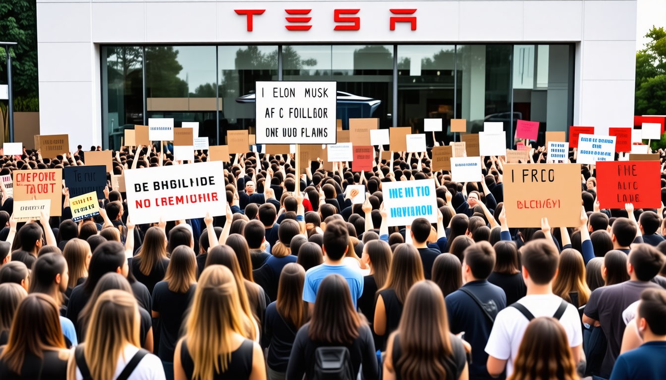 rejoignez-nous pour la journée de contestation «tesla takedown», un mouvement qui s'oppose aux actions d'elon musk et soulève des questions sur l'impact de ses décisions. participez à cet événement pour exprimer vos préoccupations et défendre un avenir responsable.