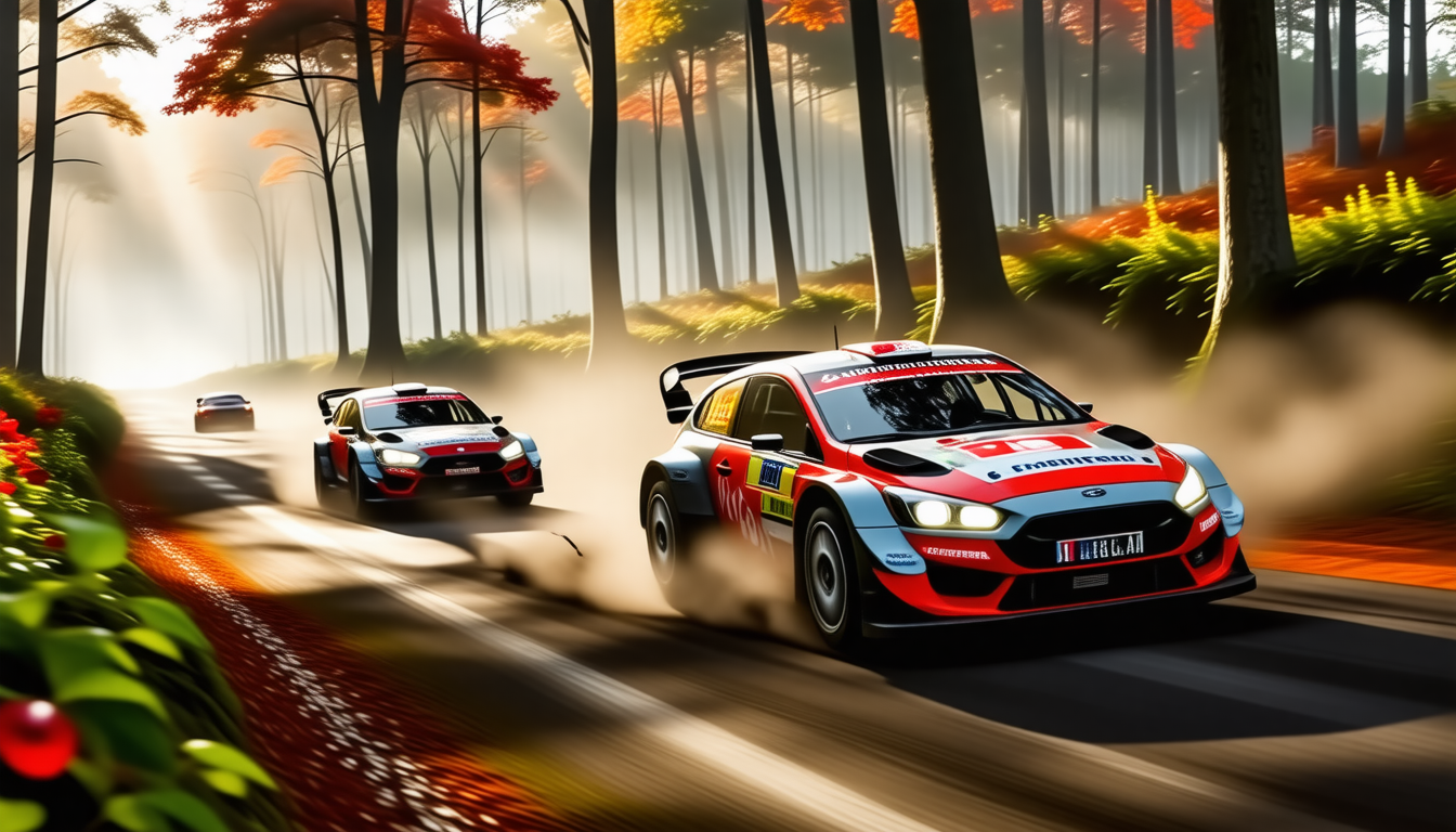 suivez le rallye du japon wrc où ogier poursuit son rêve de titre tandis que fourmaux s'impose en tête, offrant des moments de course palpitants.